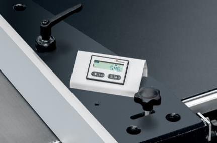 Digital display på parallelanslaget