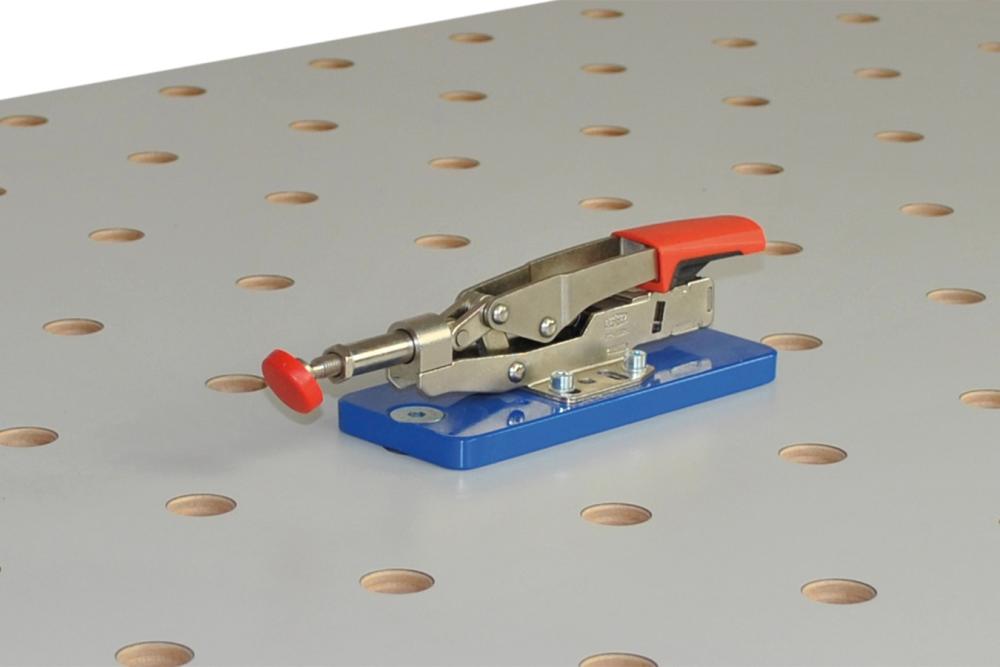 Klemeenhet fjærpåvirket til hullplatebord pris pr. stk.